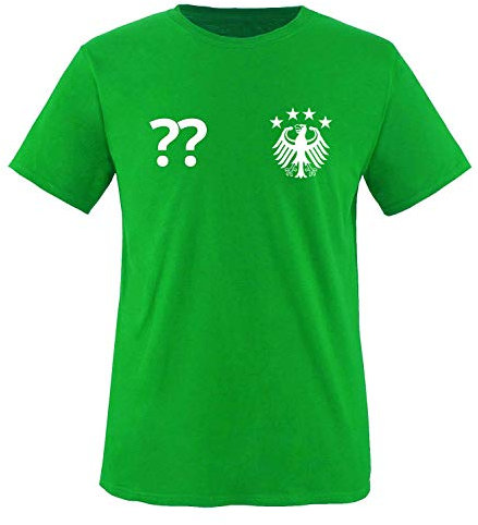 Trikot - DE - WUNSCHDRUCK - Herren T-Shirt - Grün/Weiss Gr. XL