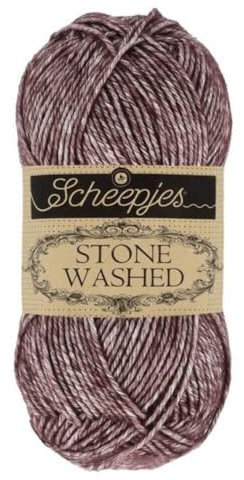 Scheepjes 1664-830 Stone Washed Baumwolle Garn, 78 22% Acryl, 830 Lepidolite, 1x50g