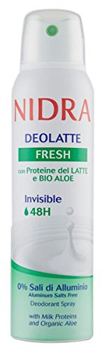 NIDRA | Deolotion Erfrischendes Spray, Made in Italy, 150 ml | Mit Aloe-Saft und Milchproteinen, dermatologisch getestet