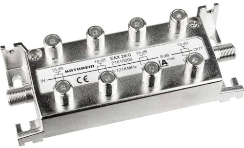 Kathrein F-Abzweiger 8f. 5-1218 MHz 18dB EAX 28/G