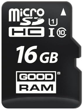 GOODRAM microSDHC 16GB Class 10 UHS-I + Adaptateur