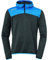 Kempa Kinder Emotion 2.0 Zip Hoodie, Anthra/kempablau, 116