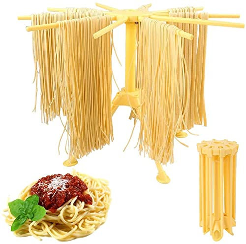 Essiccatore per pasta pieghevole, con essiccatore a 10 bar, compatto, facile da riporre, installazione rapida (giallo)
