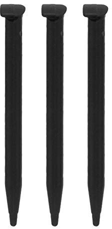 GORILLAPLANET 3 Stylets compatibles avec New Nintendo 2DS XL Ensemble de stylos (Noir)
