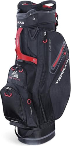 Big Max Terra X Cartbag schwarz/rot