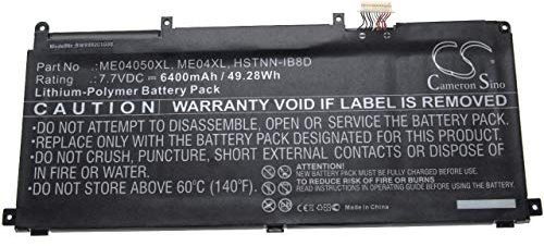 vhbw batteria compatibile con HP Elite x2 1013 G3, x2 1013 G3 2TS94EA, x2 1013 G3 2TT10EA, x2 1013 notebook (6400mAh, 7,7V, Li-Poly)