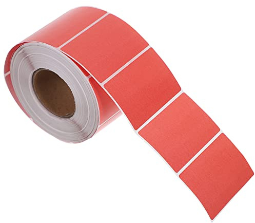Klebeetiketten-Rolle, Papierrolle, 800 Stück, selbstklebende Adress-Etiketten, blanko Rolle, Adress-Versand-Etiketten für Thermodrucker (rosy)