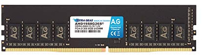 Astra Gear 8GB(8GBx1) 2666MHz DDR4 Desktop Ram Memory Module U-DIMM CL19 System Upgrade(AHD19S8G26S)