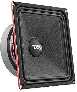 DS18 PRO-X6.4MSQ 6.5X6.5'' Square Midrange Loudspeaker 500 Watts 250W RMS 4 Ohms (1 Speaker)