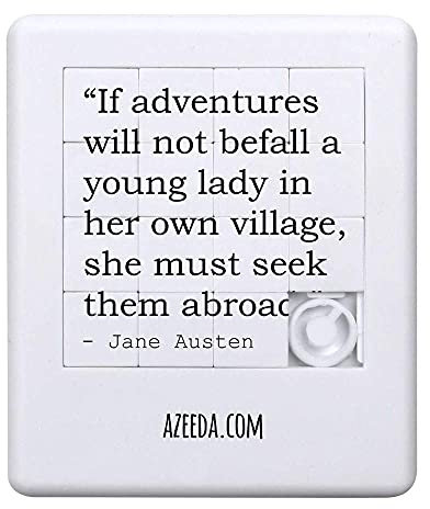 Quote By Jane Austen Sliding Puzzle (PZ00000905)