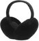WOIRROIP Winter Ohrenwärmer, Faltbare Abnehmbar Waschbar Plüsch Ohrenschützer warme Kälteschutz Kalte Winterzubehör Outdoor Ohrenmuscheln, Schwarz, Unisex-Erwachsene
