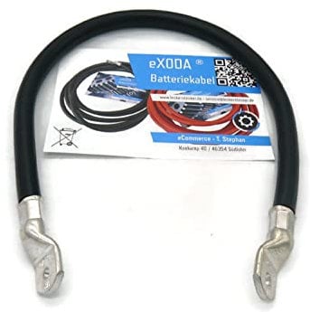 eXODA cable de batería de 50cm 70 mm² cobre cable de alimentación con ojales M6