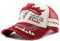 Trucker Mesh Baseballcap Black Rebel Western Distressed Vintage Retro Sommer Cap (rot/beige)