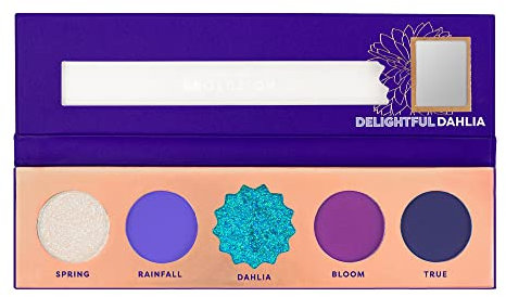 Profusion Cosmetics Blooming Hues Delightful Dahlia Palette de 5 fards à paupières Bleu