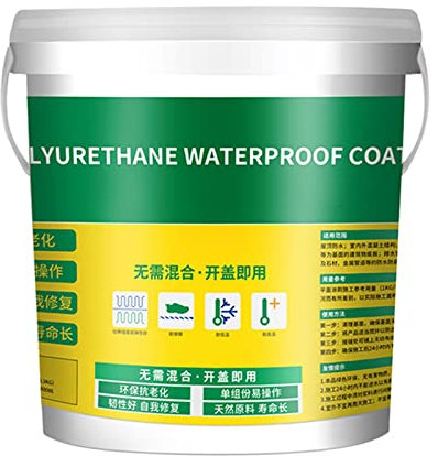 VALINK Revêtement imperméable en polyuréthane, 300 g de mastic isolant étanche, ensemble de colle d'étanchéité pour la maison, la salle de bain