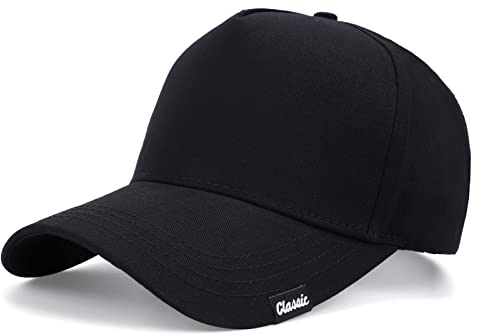 'Oversize XXL Baseball Cap for Men, Extra Large Hat for Big Heads 23.6''-25.6'', Plus Size Structured Dad Trucker Hats'