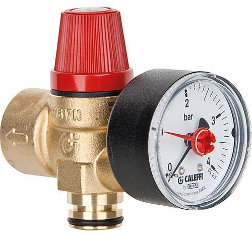 Buderus Sicherheitsventil mit Manometer für 7099030