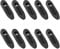 10Pcs Fahrrad Flexible Schlauchhalter Fahrrad Schlauchhalter Schlauchschelle Einzelloch Eingebautes Fahrrad Schlauchschelle Schlauchschelle Set Rohrschellen
