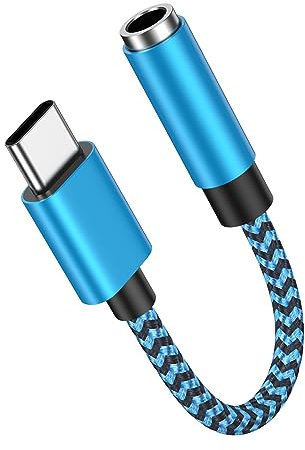 Adaptador USB C a jack, adaptador USB C jack de 3,5 mm para auriculares tipo C Aux Audio para Samsung S25 S23 S24 S22 S21 S20+ S20 Ultra Note20 A56 A55 A54 A53 A34, Huawei P50/Pro Mate40, Pixel 4 XL