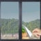 Harvakids Fenster-Sichtschutzfolie, Sichtschutzfolie, statische Haftung, blockiert UV-Reflexion der Sonne, für Zuhause, Büro, explosionsgeschütztes Premium-PET-Material zur Wärmeregulierung (Silber)