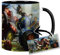 Blood Bowl Tasse Innen & Henkel Schwarz Keramikbecher Mug