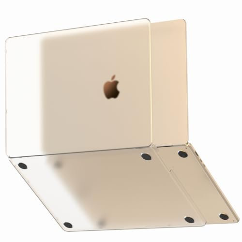 Kompatibel mit MacBook Air 13,6 Zoll Hülle M4 M3 M2 2025-2022, Modell A3240 A3113 A2681, Langlebige Schützende Hartplastik Schutzhülle für MacBook Air M2 13 Zoll – Sternenlicht Klar