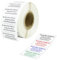 GoodMarkt selbstklebende personalisierte Adressetiketten | 48x18 mm, ab 50 Labels/Rolle, weißer Kunststoff | wasserfestes und reißfestes Adressaufkleber | Namensaufkleber für Briefe, Schulsachen