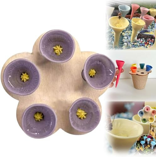 Bieneninsekten-Trinkbecher, Bienen brauchen sichere Orte zum Trinken, durstige Bestäuber brauchen ein Getränk, Bienenbecher, bunte Bienen-Insekten-Trinkbecher für den Garten (lila)