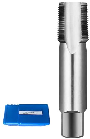 Taraud fileté de tuyau étendu NPT1-1/4-11-1/2 × 6,10,2 cm, acier rapide (HSS) 3,8 cm, allongé de 16,3 cm, tarauds filetés de tuyau conique DRINYOUNG