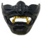 nezababy Décorations d'Halloween Ghost of Tsushima Jin Sakai Gosaku Samouraï Cosplay Chevalier Masque de démon Demi Face Accessoires Hannya (Masque d'Halloween A)