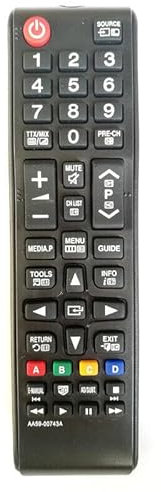 XINFUTE Télécommande universelle AA59-00743A de rechange pour téléviseur Samsung AA59-00741A