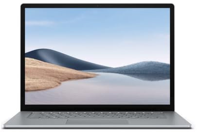 Microsoft Surface Laptop 4 AMD Ryzen 7 4980U 8GB RAM 512GB SSD 15 inch WQXGA PixelSense Touchscreen Windows 10 Home Laptop Backlit Keyboard Platinum - 5W6-00009-PWR-OB-UK