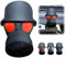 ARTGUTS Abdeckkappe für Anhängerkupplung,Gasmaske Helm Form Schild,Staubdicht,Wasserdicht,Kunststoff Anhängerkupplung Schild für 50 mm Kugelkopf AnhängerKupplungskappe (Rot)