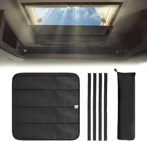 Zambuph Dachfenster Sonnenschutz für Wohnmobil Entlüftungsabdeckungen, faltbare Magnete für eine einfache Installation, magnetischer Sonnenschutz für Wohnmobil Fenster, Dachfenster Abdeckung