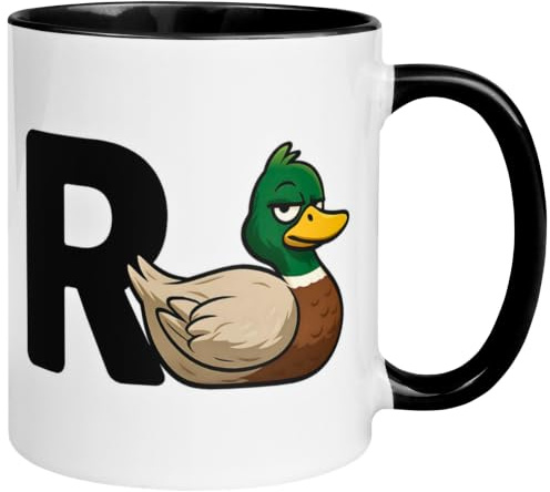Rente Tasse | R Ente Motiv | Rente Geschenk Mann Frau Renteneintritt | Geschenke Kaffeebecher Frührente Rentner Rentnerin Ruhestand Vorruhestand Pensionär Ruheständler