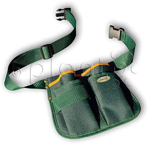 planto Gürteltasche für Gartenutensilien Gartengerätegürtel m. 3 Taschen, Gartenwerkzeug, Garten-Hüfttasche Floristentasche Gartentasche (1 Stück)