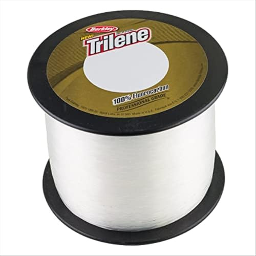BERKLEY Trilene® 100% Fluorocarbon, Clear, 6lb | 2.7kg, 2000yd | 1828m Fishing Line, Suitable for Freshwater Environments