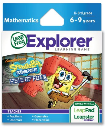 LeapFrog Leapster Explorer Educational Game Cartridge - SpongeBob