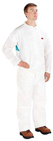 3M 3M-Kom-4520_Wzxl Schutzanzug, Weiß-Grün, XL Größe