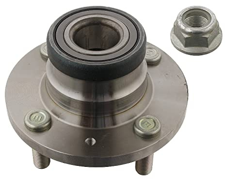 febi bilstein 31478 Radlagersatz mit Radnabe und Achsmutter, 1 Stück | Kompatibel mit: MITSUBISHI CARISMA, CARISMA Stufenheck, COLT IV, COLT V, LANCER V, LANCER VI