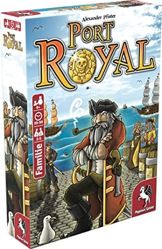 Pegasus Spiele 18114G - Port Royal, 8 years +, Gold, 3.7 x 12.7 x 17.7