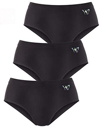 PETITE FLEUR Damen Formslip | im 3er-Pack mit Schmetterlingsmuster, figurformend
