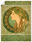 ARTLAND Wanddeko Poster & Kunstdrucke Wandposter 60x80 cm Frau Blätter Portrait Silhouette Lorbeer 1921 Jugendstil Alfons Mucha R0HU