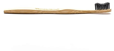 Humble Brush Bambus-Zahnbürste für Erwachsene soft schwarz 4 Stk.