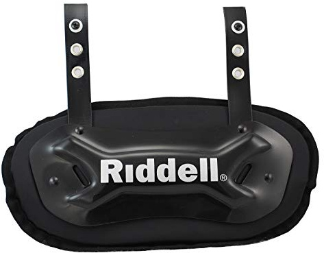 Riddell Unisex-Erwachsene Rückplatte, schwarz, Small