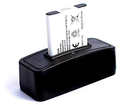 roxs Batterie + Chargeur Portable pour Pentax Optio RZ10