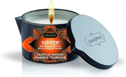 KAMASUTRA COSMETICS Ignite Massage Kerzen, 237 g, Durchsichtig