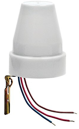 Dämmerungsschalter, Dämmerungssensor Lichtsensor Tag/Nacht Schalter Licht Switch für automatische nächtliche Beleuchtung, ideal für Hausfronten, Grundstücke und Schaufenster Led geeignet 10A (2300W