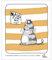 Brillenputztuch - Katze - Catzz - Sehtest 15x18cm