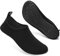Mabove Badeschuhe Wasserschuhe Schwimmschuhe Herren Damen Strandschuhe Aquaschuhe Barfussschuhe Neopren Surfschuhe(Schwarz XSP,40/41 EU)